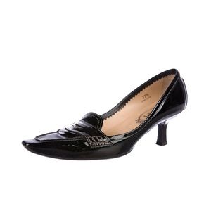 TODS black patent leather pumps